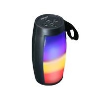Enceinte Bluetooth portable sans fil à écran LED RGB intégral avec cordon, caisson de basses, son stéréo, audio TF USB, pour fêtes en extérieur
