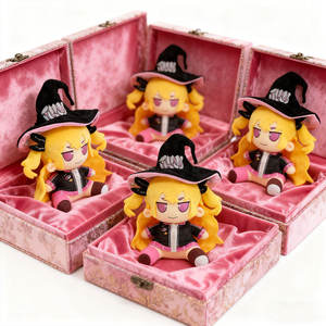 Плюшевые игрушки на заказ с бесплатными модификациями: мягкие, пушистые куклы-чародеи, аниме-плюшевые игрушки, шляпы ведьм, подарки на Хэллоуин - Product Image 5