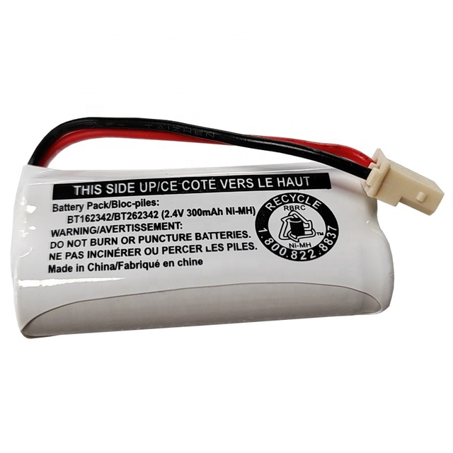 Cordless Telephones Batteries BT162342 Bt183342 2.4v 300mah Aaa Nimh Battery 1.2v Rechargeable