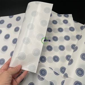 Moatain 40gsm Custom Logo Printed Grease Proof Sandwich Food <b>Paper</b> Single Side Coating for Milk Jelly Lollipop Chewing Gum - Product Image 3