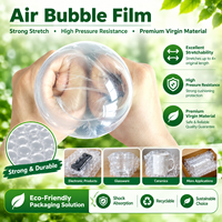 Film à coussin d'air FENYU pour machine à coussin d'air, rouleau PE vert transparent, largeur 200 mm