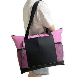 Versandfertige 600D-Versandtasche Krankenschwester Lehrerin Handtasche hochwertige tragbare Handtasche in großer Größe mit Netzbeutel