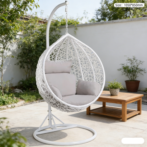 Fauteuil suspendu en rotin en forme <span class=keywords><strong>d</strong></span>'œuf, style <span class=keywords><strong>nid</strong></span> <span class=keywords><strong>d</strong></span>'<span class=keywords><strong>oiseau</strong></span>, <span class=keywords><strong>pour</strong></span> bébé, <span class=keywords><strong>balançoire</strong></span> de jardin, fauteuil suspendu automatique <span class=keywords><strong>pour</strong></span> adultes, panier suspendu - Product Image 6