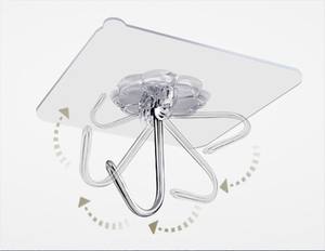 Crochet mural robuste, crochet en plastique pour suspendre des vêtements, crochet mural auto-adhésif - Product Image 4