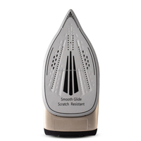Station de vapeur professionnelle 2200W avec plaque inférieure en céramique, réservoir d'eau de 1500 ml, design moderne, fer à vapeur électrique à pression italien