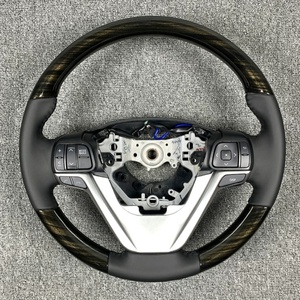 <span class=keywords><strong>พวงมาลัย</strong></span>รถยนต์ไม้พีชแบบกำหนดเอง เหมาะสำหรับรถยนต์โตโยต้า แฮนลัน ดา เวนซ่า เซียนน่า แคมรี่ พรีเมียม อัลลิออน วอกซี่ (2014 - 2021) - Product Image 2