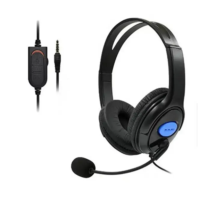 Fabrik Preis 3,5mm PS4 Wired Gaming Kopfhörer Headset mit Mikrofon volume control Stirnband Computer Kopfhörer