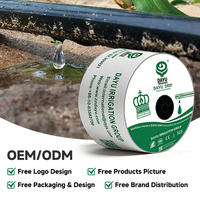 Cinta de Riego por Goteo Agrícola DAYU NXS-SKDT de 16 mm con Doble Orificio Integrado, Manguera para Invernadero, Color Negro, Venta al Por Mayor