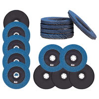 Outils abrasifs, disque à lamelles en zirconium de 115 mm, 4,5 pouces, grain 40, T27, OEM, dureté moyenne, pour meuleuse d'angle