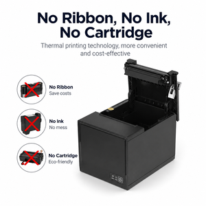 Impresora de Recibos Térmica Económica sin Tinta de 80 mm, Impresora POS USB para Facturas - Product Image 3