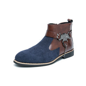 Grande taille 38-48 bout pointu classique messieurs chaussures décontractées chaussures habillées Designers bottines pour hommes - Product Image 6