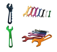 Kit de clés à douilles en aluminium, 3AN-20AN, à double extrémité ouverte et clé à molette réglable pour tuyau de carburant, outils de réparation automobile