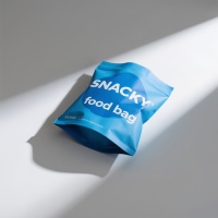 Sacs alimentaires avec logo, pochette debout personnalisée imprimée pour les collations des petites entreprises