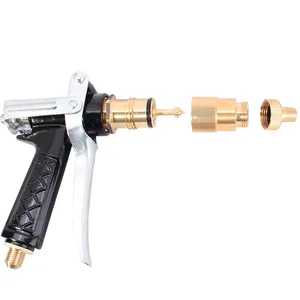 Brass Metal Sprayer Nozzle High Pressure Car Cleaning Spray Gun