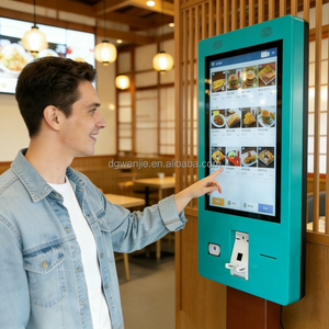 Quiosco de Autoservicio con Pantalla Táctil de 27 Pulgadas para Comida Rápida (KFC, McDonald's), Sistema Win/Android 11/14, con Software para Pedidos - Product Image 1