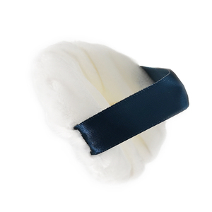 Grande éponge à maquillage intégrée avec logo, en velours pelucheux, pour poudre libre, outil cosmétique pour fond de teint - Product Image 6