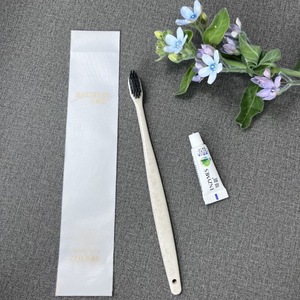 Kashirui Disposable <b>Toothbrush</b> Straw Shape Small <b>Head</b> Soft Film Bag Individual Packaging Travel Use - Product Image 2