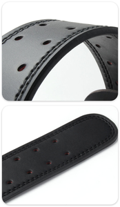 Ceinture <span class=keywords><strong>de</strong></span> squat spécialisée en cuir PU pour hommes et femmes <span class=keywords><strong>Correcteur</strong></span> <span class=keywords><strong>de</strong></span> posture pour haltérophilie Ceinture <span class=keywords><strong>de</strong></span> levage <span class=keywords><strong>de</strong></span> fitness avec logo - Product Image 4