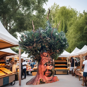 Cuộc Sống Kích Thước Lớn Năng Động Chất Lượng Cao Nói Cây Trang Trí Cho Công Viên Trung Tâm Mua Sắm Hàng Khuyến Mại LED Giáng Sinh Trang Trí - Product Image 6