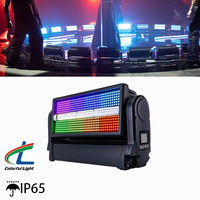 Projecteur Stroboscopique Mobile Étanche IP65 480x0.5W RGB 3-en-1 LED Ra90 5000K Sans Fil DMX Wash/Flood pour DJ, Discothèque et Scène, Dimmable