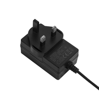Adaptateur secteur mural de haute qualité 12V 0.5A 1A 2A 3A 4A avec prise UK, alimentation à découpage AC/DC 24W 36W 48W en ABS/PC pour routeur