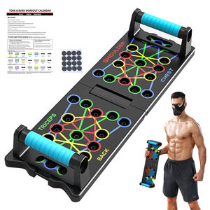Tabla de Ejercicios Abdominales Plegable y Portátil, Antideslizante, Cómoda, para Entrenamiento Físico, con Barra para Flexiones - Product Image 4