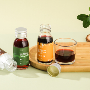 30ml <span class=keywords><strong>60ml</strong></span> 1oz 2oz trong suốt tùy chỉnh màu sắc bằng miệng chất lỏng y học chai thủy tinh bổ sung dược phẩm chai với nắp ropp - Product Image 6