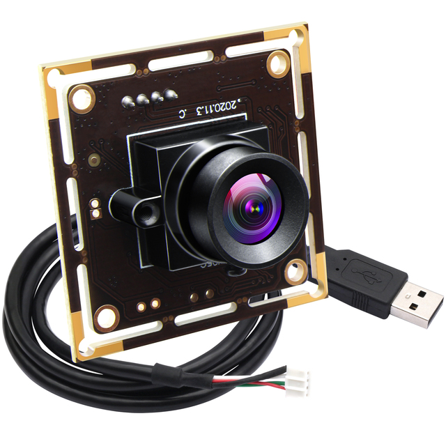 5MP USB Camera Module 2592x1944 Resolution Aptina MI5100 SensorWide-Angle No Distortion Lens