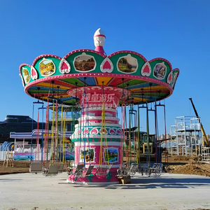 Attrazione per Parco Divertimenti all'Aperto: Giostra a Dondolo, Seggiolini Volanti, Attrazione Wave Swinger in Vendita - Product Image 3