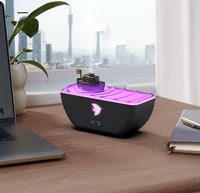 Diffuseur d'air de table innovant pour la maison, humidificateur coloré à lumière LED, diffuseur d'arôme d'huiles essentielles en forme de bateau