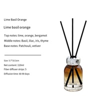Nouvelle Bouteille d'Huile Essentielle Ronde de 110 ml pour Aromathérapie Sans Flamme, Parfum d'Ambiance Longue Durée pour Intérieur
