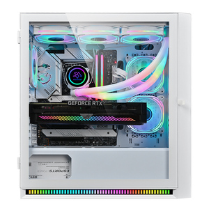 Pupazzo di neve CS038 di alta qualità caso Gamer E-ATX cerniera di apertura e chiusura in vetro temperato con USB3.0 PC custodia da gioco - Product Image 2