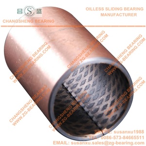 Tùy chỉnh lưỡng kim <span class=keywords><strong>Graphite</strong></span> oilless đồng bằng mang tay áo ổ cắm dầu với kim cương tùy chỉnh Loại sản phẩm ỐNg Lót - Product Image 5