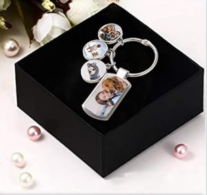 Thank You Wholesale Personalized London Souvenir Wedding Gifts for Guests Keychain Rings to Engrave