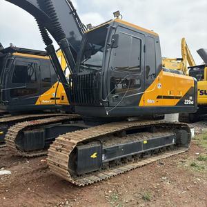 Excavatrice sur chenilles Hyundai 220 d'occasion, d'origine coréenne, 22 tonnes, hydraulique - Product Image 1