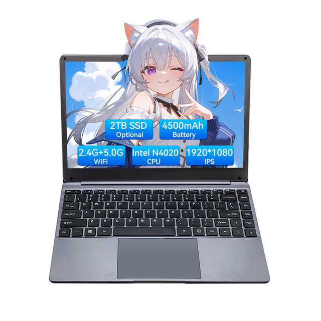 Brand New 14-inch Ultrathin Laptop with 8GB+256GB SSD English Keyboard IPS Panel Wireless Features Notebook Ordinateur Portable