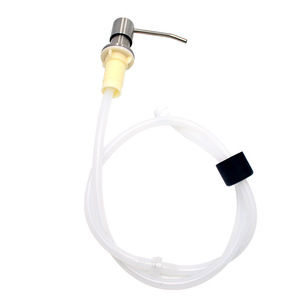 Dishwashing Liquid Dispenser Extension Tube 100cm Silicone With Stainless Steel Pump Kitchen Sink Soap Dispenser - Product Image 5