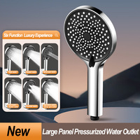 Pommeau de douche à main haute pression à économie d'eau avec filtre à 3 fonctions pour salle de bain ou douche