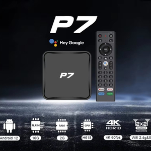 กล่องทีวีอัจฉริยะ P7 Android 12 ระบบ Allwinner H618 เครื่องเล่นมีเดีย 4K หน่วยความจำ 2GB 16GB / 4GB 32GB กล่องรับสัญญาณทีวี - Product Image 6