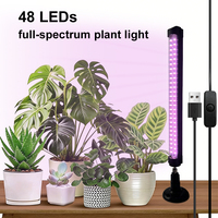 Lampu Pertumbuhan Tanaman Desktop 48 LED - Cocok untuk tanaman sukulen dan bunga dalam ruangan