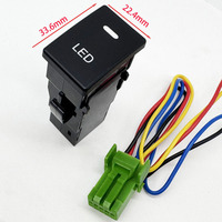 Interrupteur à bascule unipolaire 12V 3A compatible avec Isuzu D-Max, compatible avec Mazda BT-50