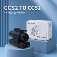 Adaptateur EV CCS2 vers CCS1 AC/DC, charge rapide DC 250A et charge AC 80A, connecteur EV résistant aux intempéries IP54