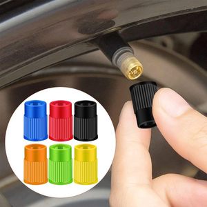 Capuchons de valve colorés en caoutchouc pour voiture, moto, vélo, avec outil de retrait intégré, pour valve américaine sans chambre à air - Product Image 1