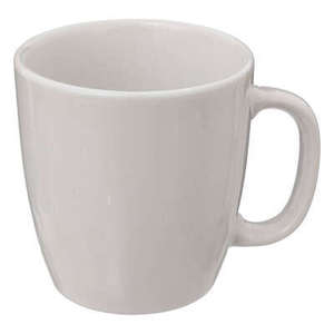 COLORAMA LINE Tasse en terre cuite avec anse 18 cl blanche - Product Image 1