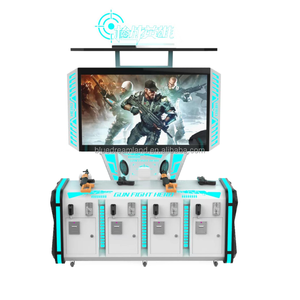 Nouveau design 9D VR gun fight hero Simulation Games machine 4 people online gun fight Shooting games for VR thempark - Product Image 3