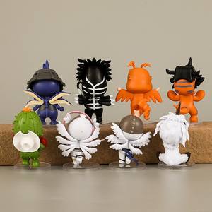 Q versión 8 piezas conjunto PVC juguetes <span class=keywords><strong>Digimon</strong></span> Agumon Gabumon niños seleccionados Cos Mini figura juguetes para niños regalo - Product Image 3