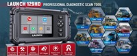 Herramienta de Diagnóstico para Camiones de Servicio Pesado LAUNCH CRP129 HD 24V, Lector de Códigos Diésel, Escáner