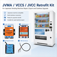 Solution de modernisation des distributeurs automatiques japonais avec convertisseur VCCS JVMA vers MDB RS232 et module d'interface USB JVCC