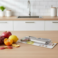 Roestvrijstalen schilmes 3-delige set Fruitwortelrasp Keuken Aardappelschiller Multifunctionele meloenrasp