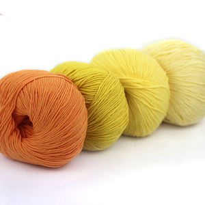 Gratis monsters diverse kleuren zacht worsted handbreigaren babygaren 5ply 50g melk katoenen garen voor haakgaren - Product Image 3